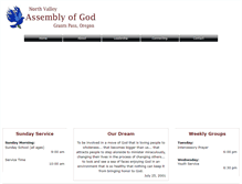Tablet Screenshot of northvalleyassemblygp.com